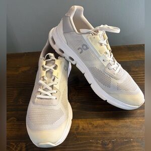 On Cloudrift 1 Lightweight Women’s Sneakers White/Grey/Off-White Size 8.5 EU 40
